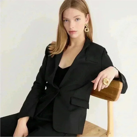 J. Crew Regent Blazer in Black | Size 10 | Office Career | Blogger Favorite - Picture 4 of 15
